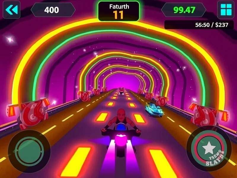 Ghat Glow Room Race track design